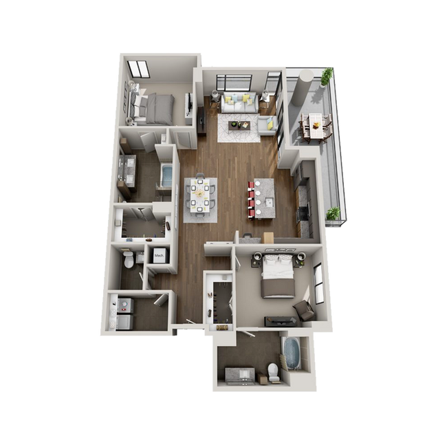 The Westheimer 1-345 floor plan